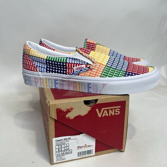 Vans Classic Slip-On “Pride/Multi True White” 2024 - Picture 3 of 5